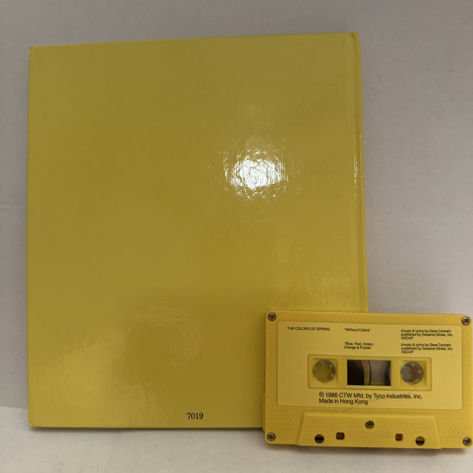 Big Bird Story Magic The Colors Of Spring Book Cassette Tape Muppets Vintage
