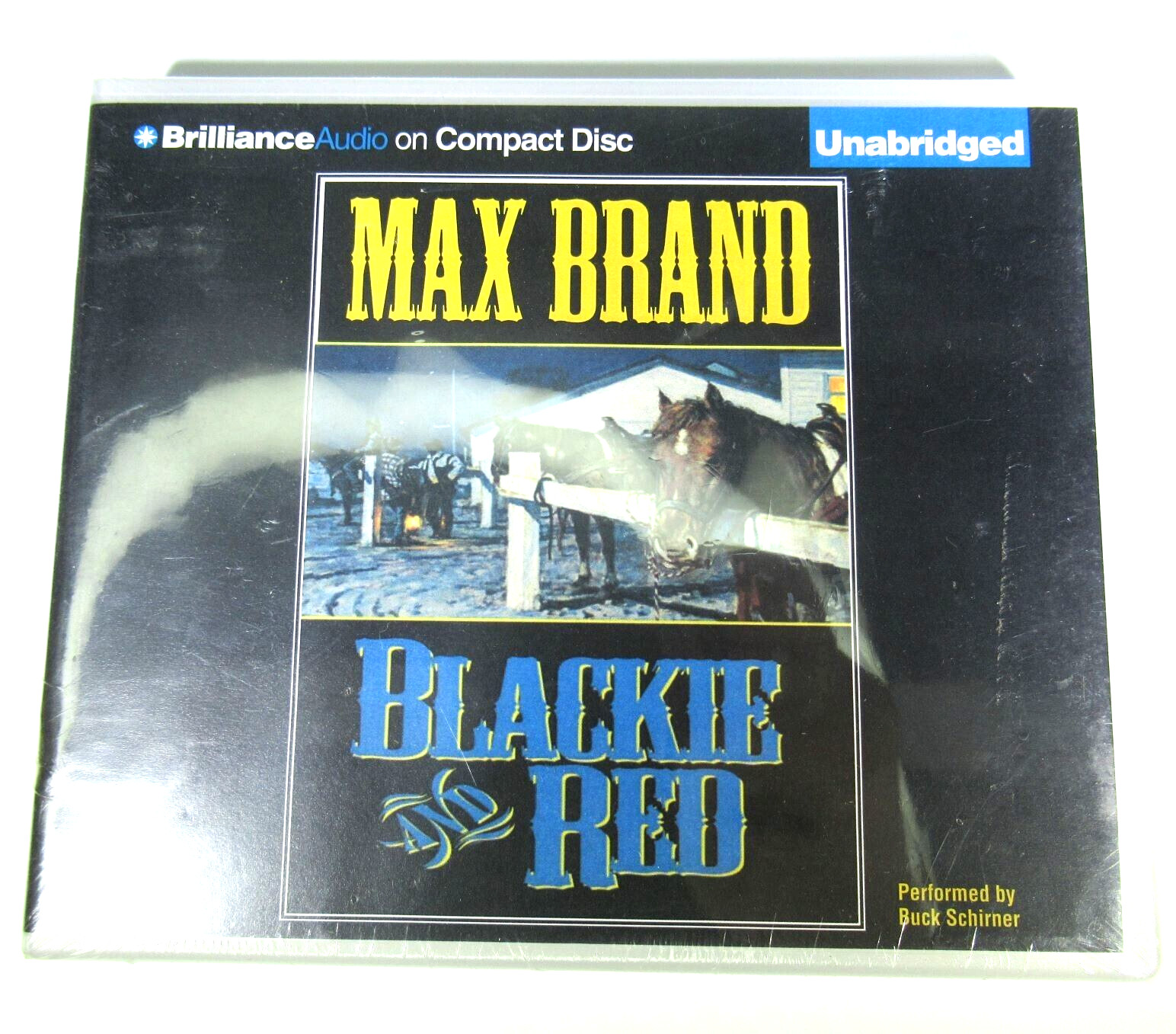 Blackie and Red Audiobook by Max Brand 2009 Compact Disc CD Unabridged Edition