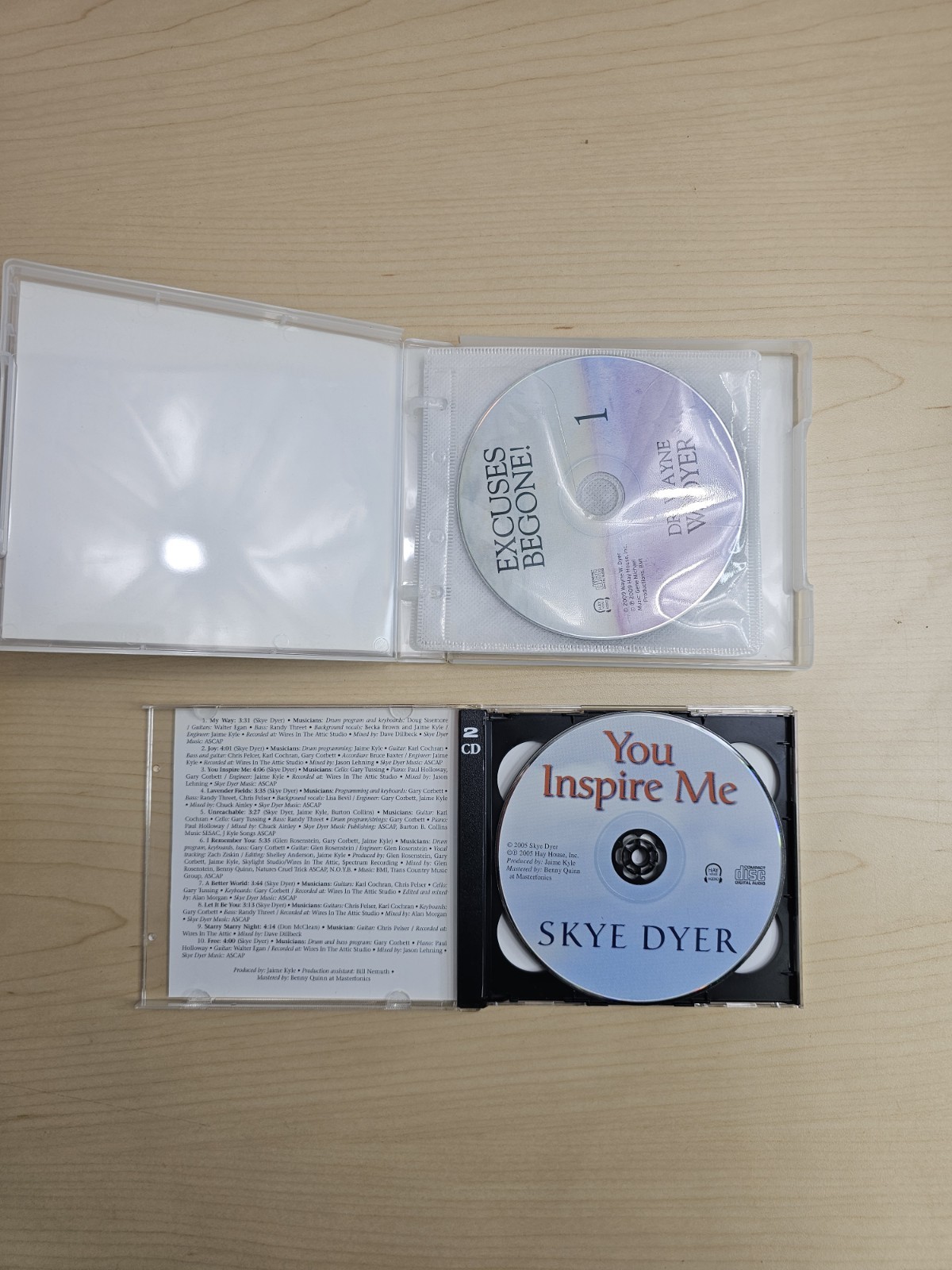 Dr. Wayne Dyer Bundle Lot of mixed media Books, CDs, DVDs Used 10 Pieces