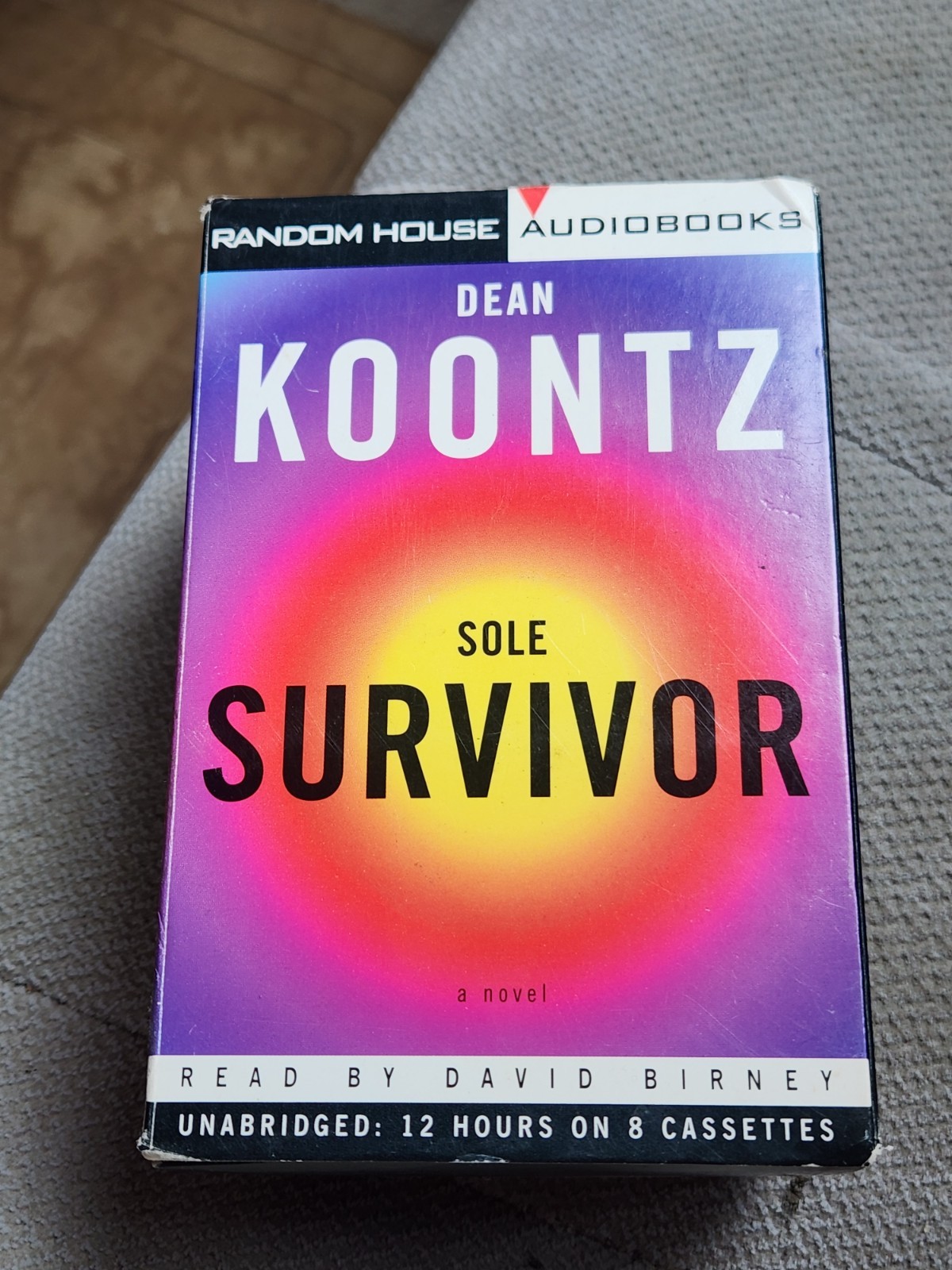 Dean Koontz «Sole Survivor» Random House Audiobook, 1997 8 Tapes, Preowned