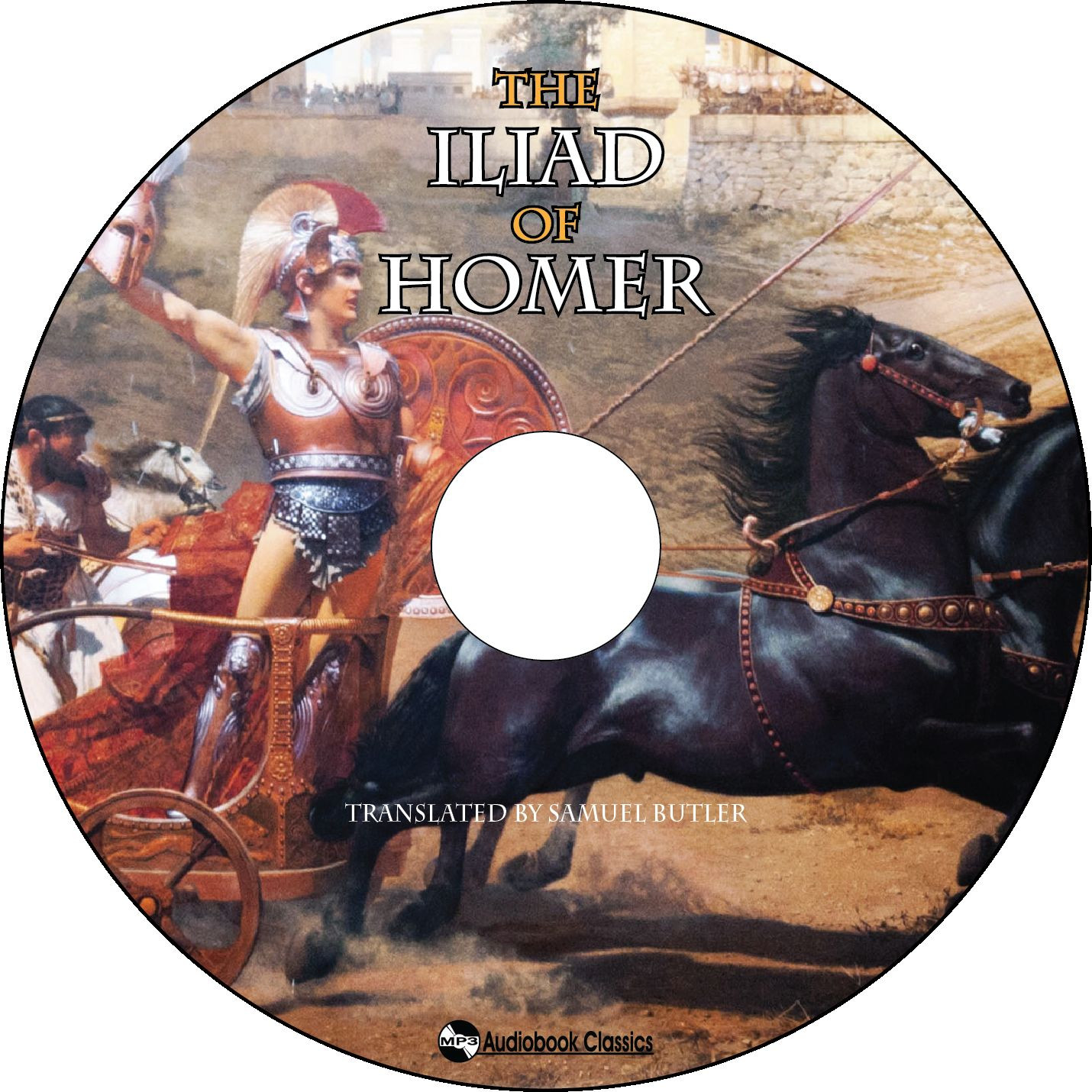 The Iliad of Homer — Unabridged MP3 CD Audiobook in paper sleeve