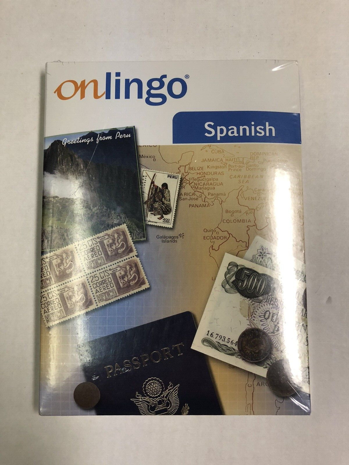 ONLINGO Spanish LEVEL 2 Audio CD’s & CD-ROM. EXCELLENT USED CONDITION.