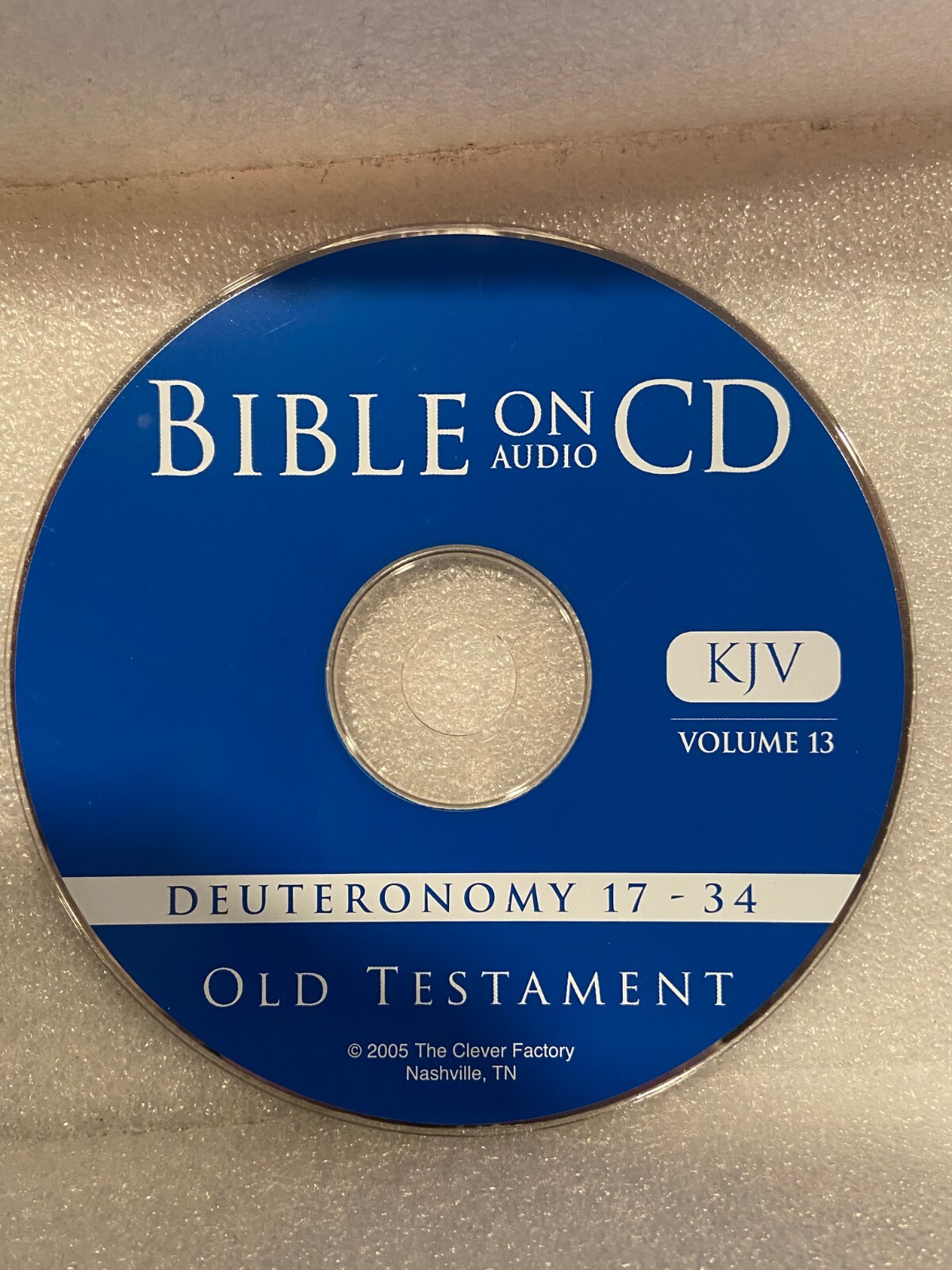 KJV Bible On Audio CD Old Testament Deuteronomy ONLY 2 CDs *Pre-Owned* b2