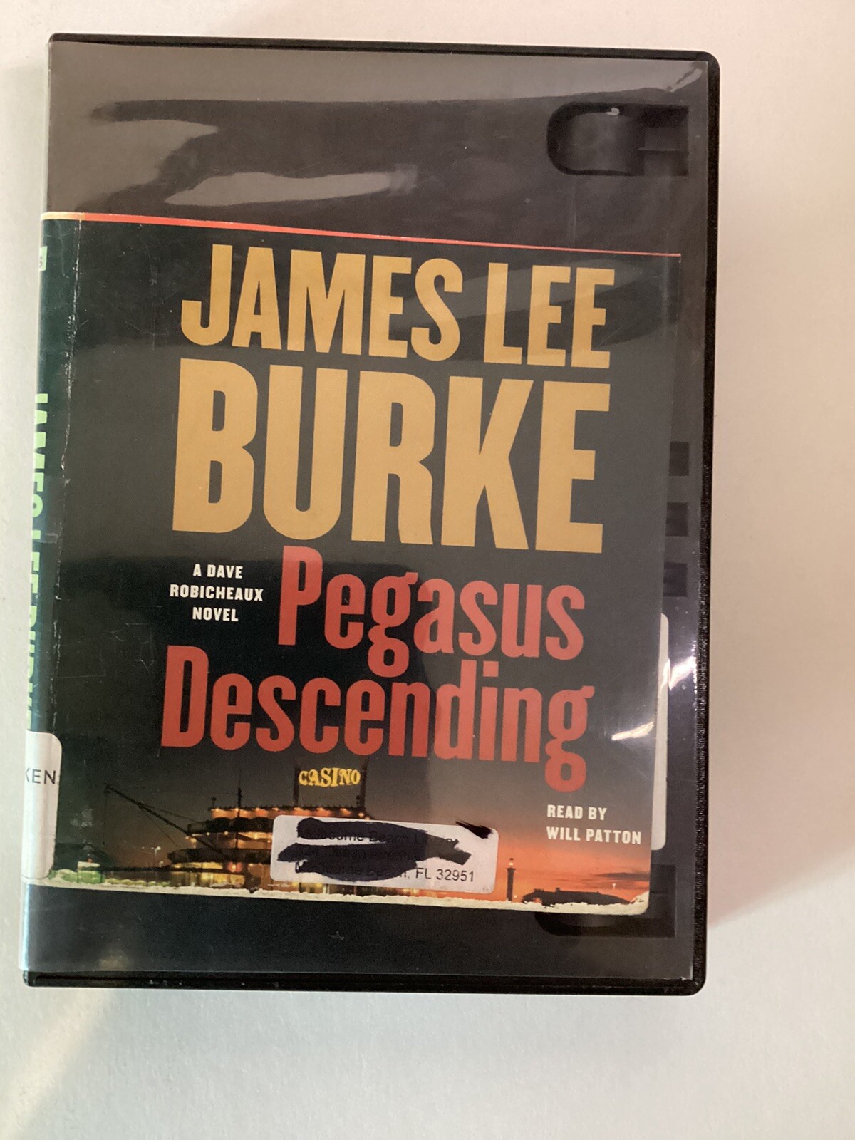 Audio Bk Lot of 2 James Lee Burke Moon of Red Ponies & Pegasus Descending