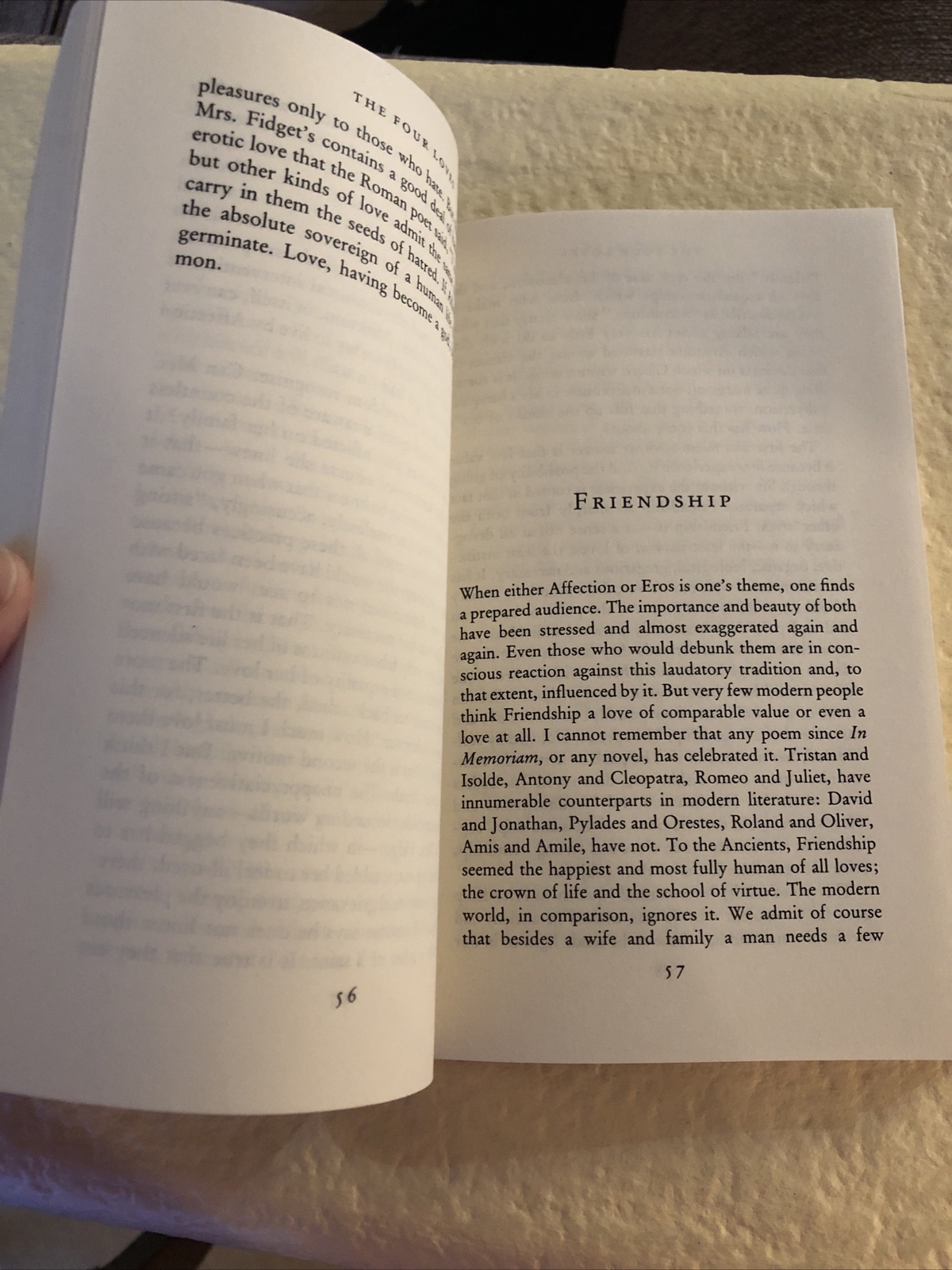 The Four Loves, CS Lewis, Paperback 1988 Ed. Harcourt