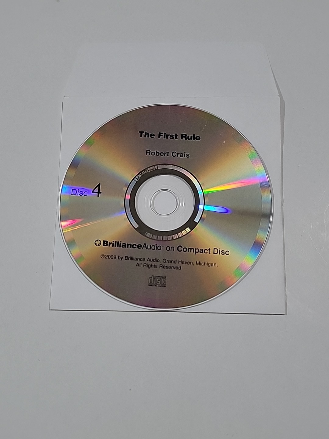The First Rule By Robert Crais — Audiobook 4 Disk CD — A Joe Pike Novel 4hrs 37m
