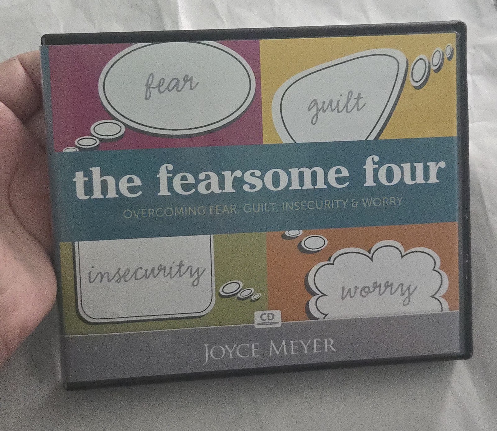 Joyce Meyer The Fearsome Four Fear Guilt Insecurity Worry Audio CD Set