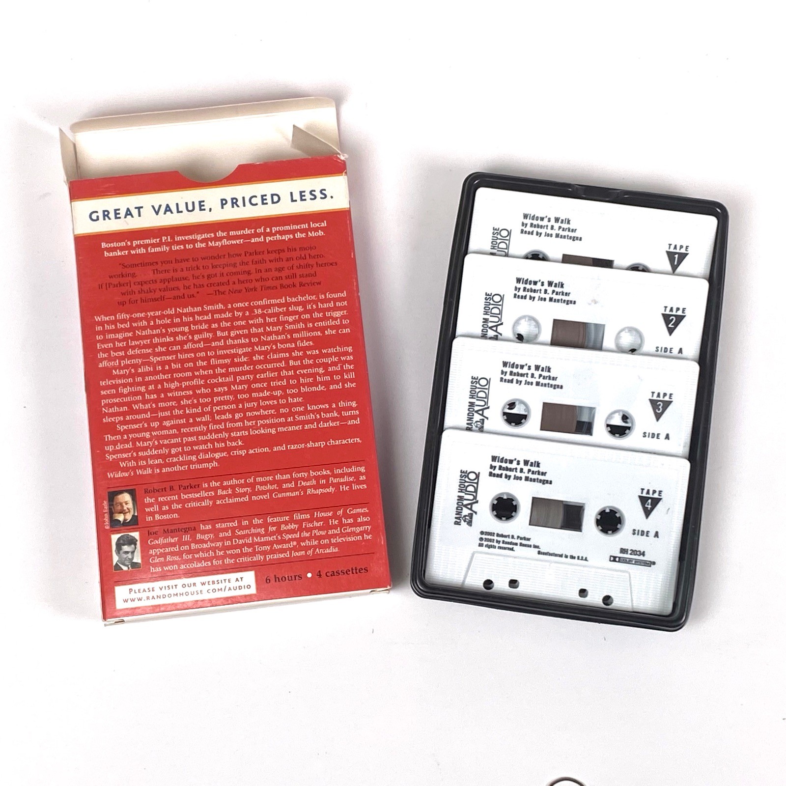 Robert B. Parker — Widow’s Walk — Audiobook on 4 Cassettes