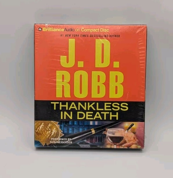 J.D. Robb Thankless in Death CD Abridged Audiobook New (7 discs) New Sealed