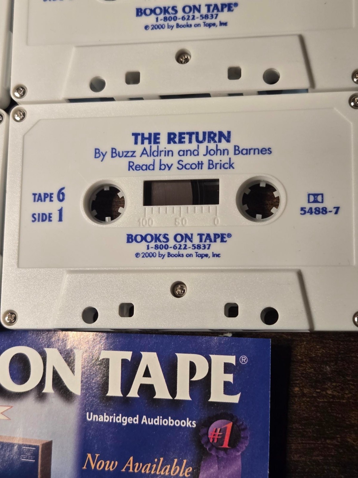 Buzz Aldrin The Return Novel by John Barnes 6 Cassette’s Audiobook VERY RARE!
