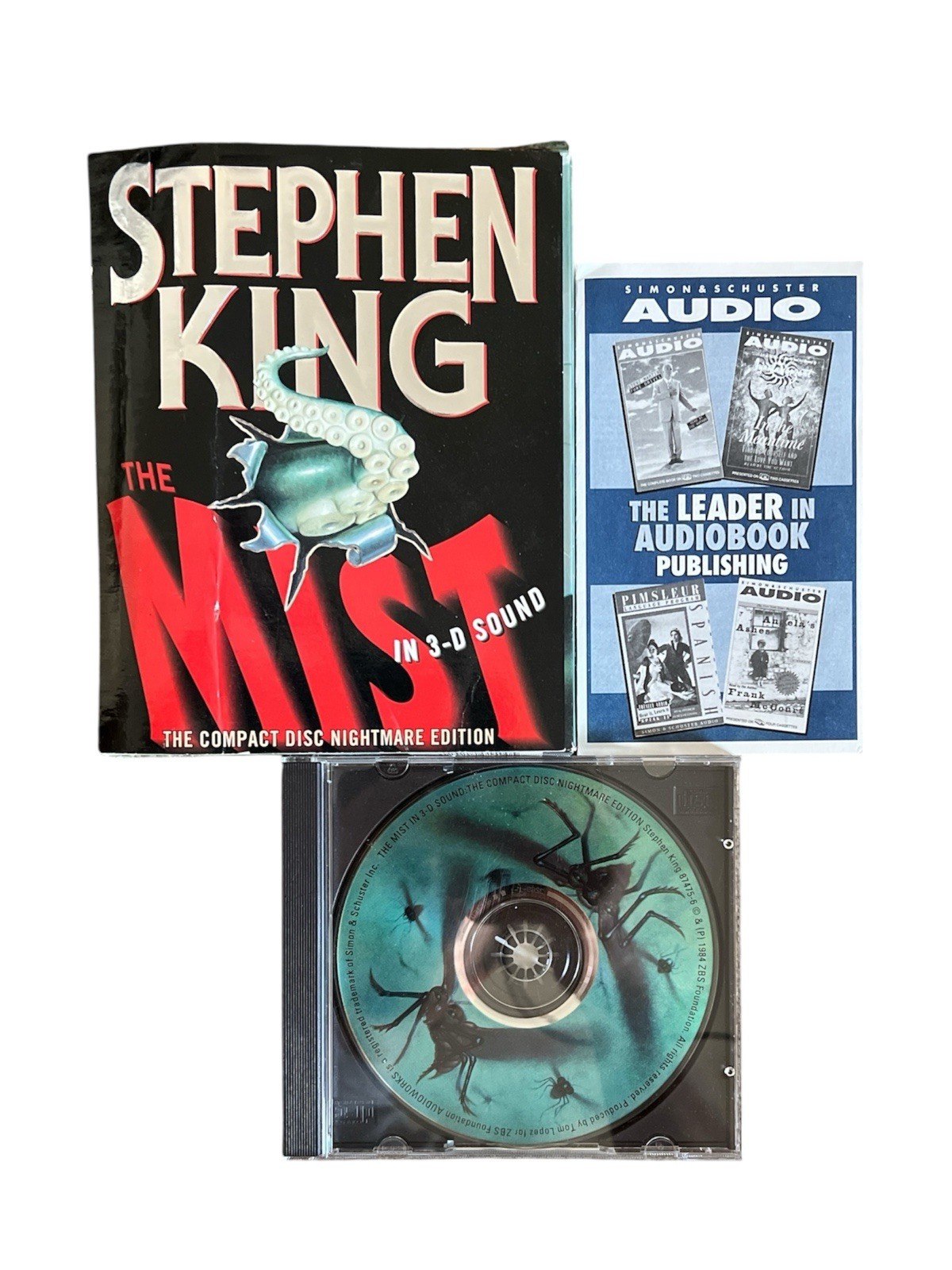 The Mist by Stephen King 3D Sound CD Nightmare Edition Halloween Horror Book Sca