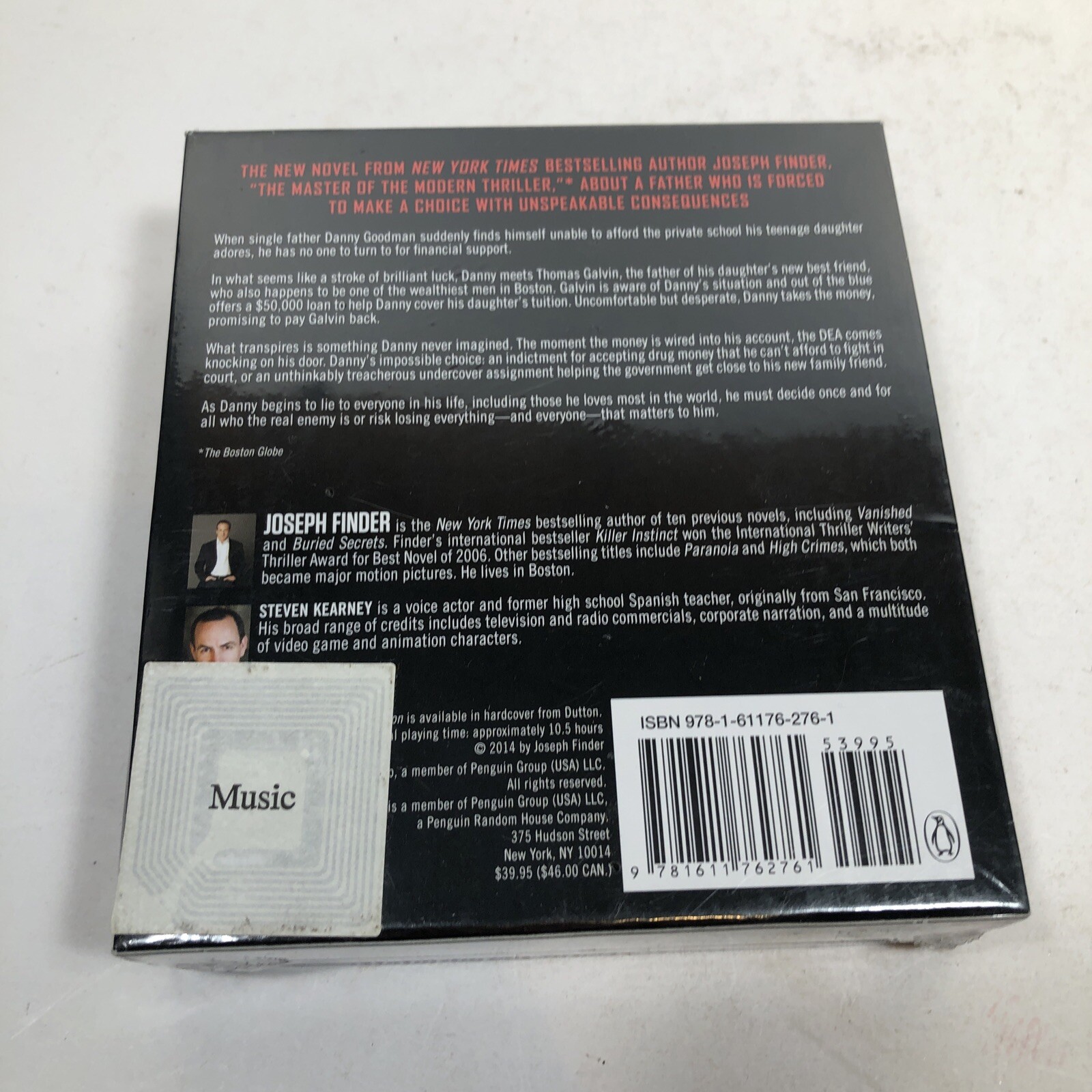 Suspicion by Joseph Finder read by Steven Kearney Unabridged CD Audiobook NEW
