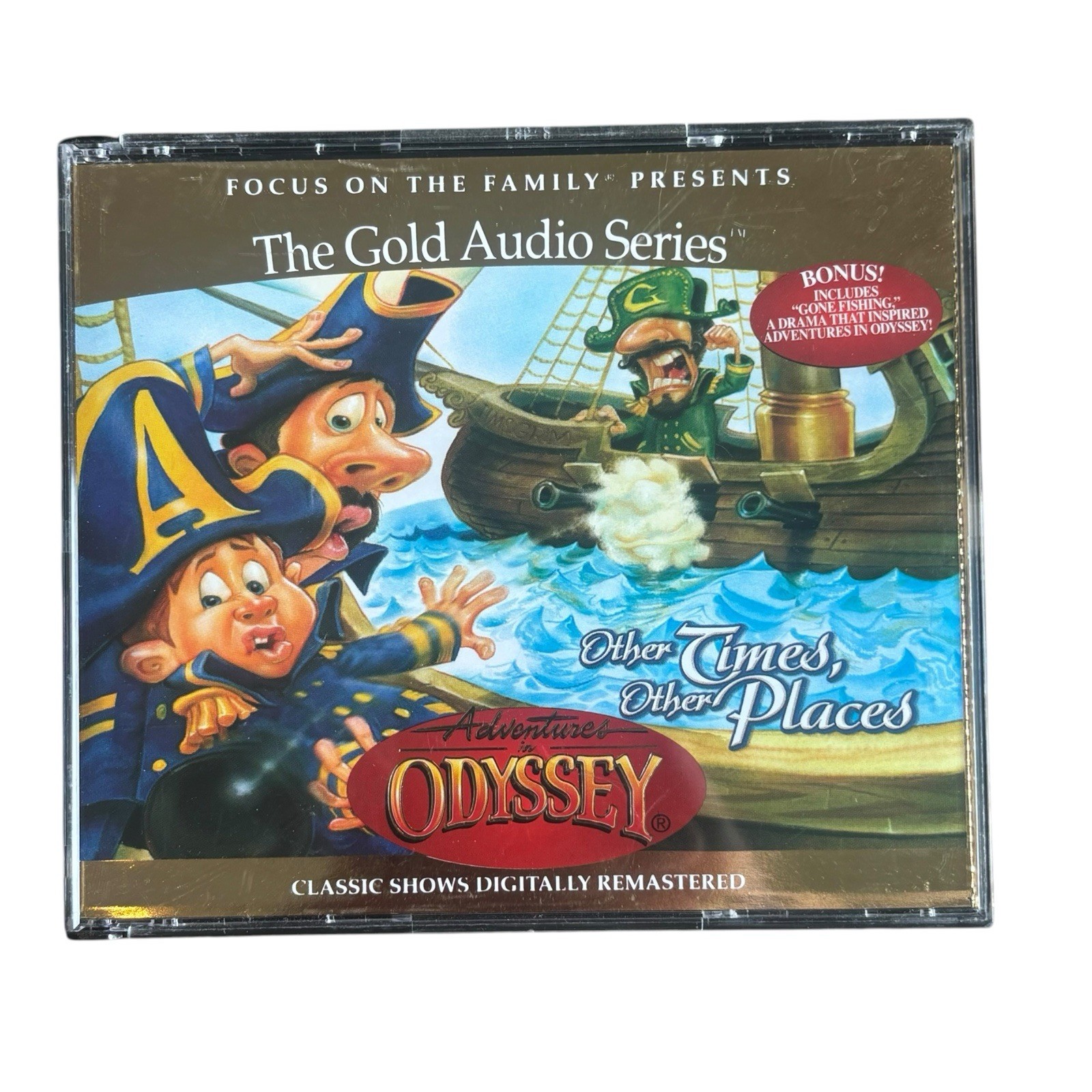 «Other Times, Other Places» Vol #10 Adventures in Odyssey 4 CD Set Insert OOP