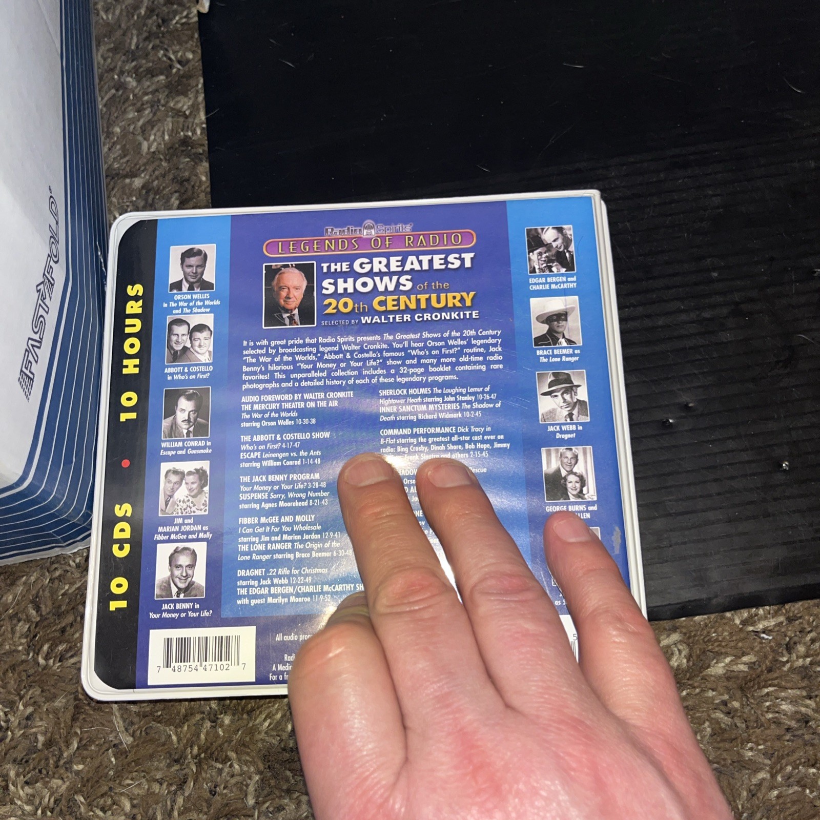 Audiobook~The Greatest Shows of the 20th Century- Radio Spirit- 10 CDs VG