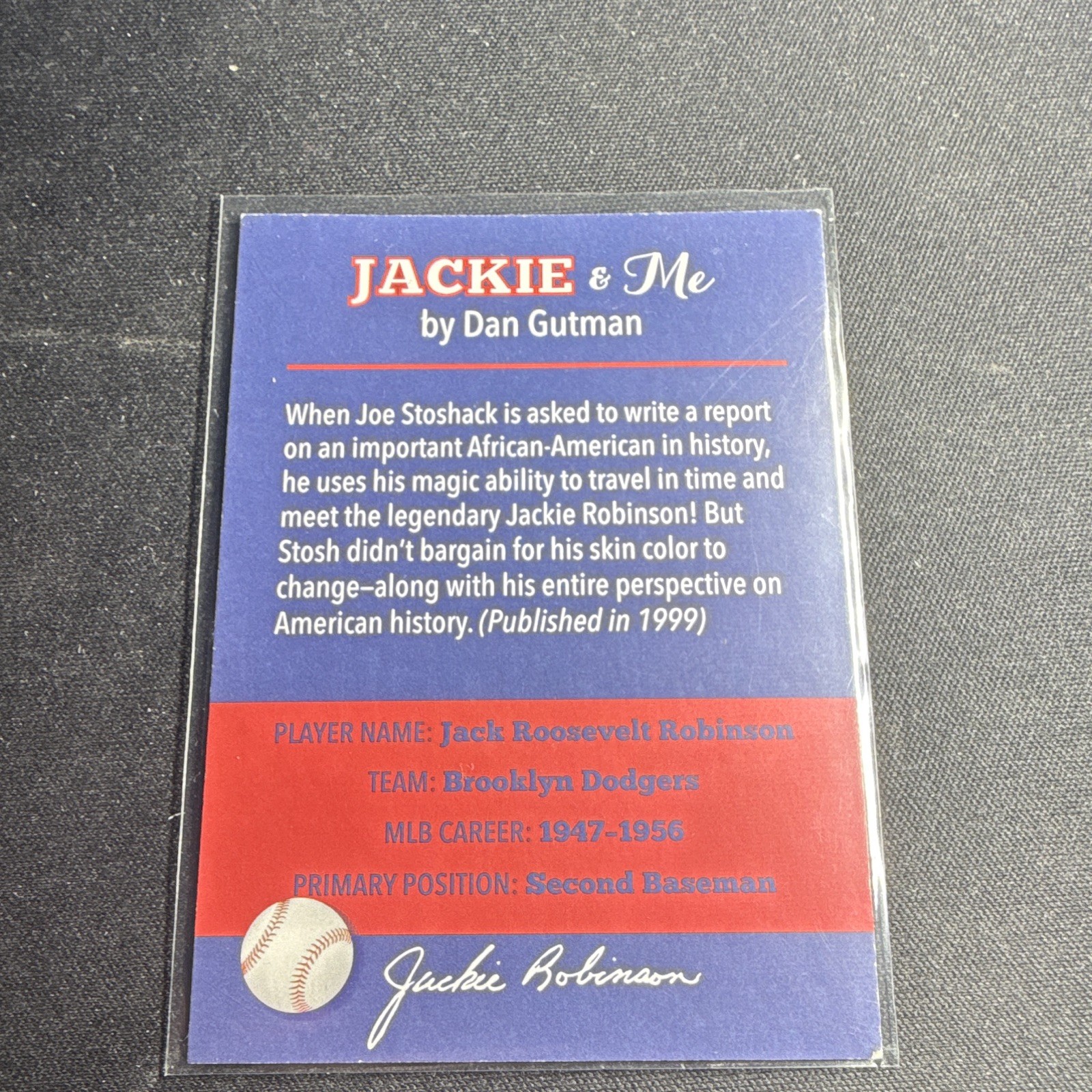 Jackie & Me Cassette Audiobook A Baseball Card Adventure Dan Gutman Heller