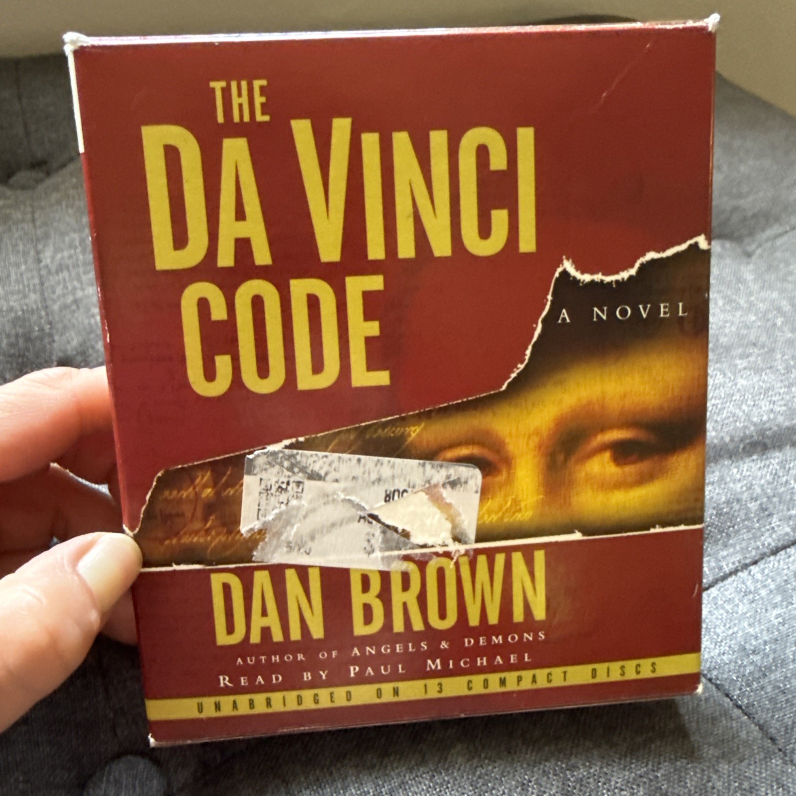 The DaVinci Code Audiobook Book on CD Dan Brown Novel Read by Paul Michael 13CDs