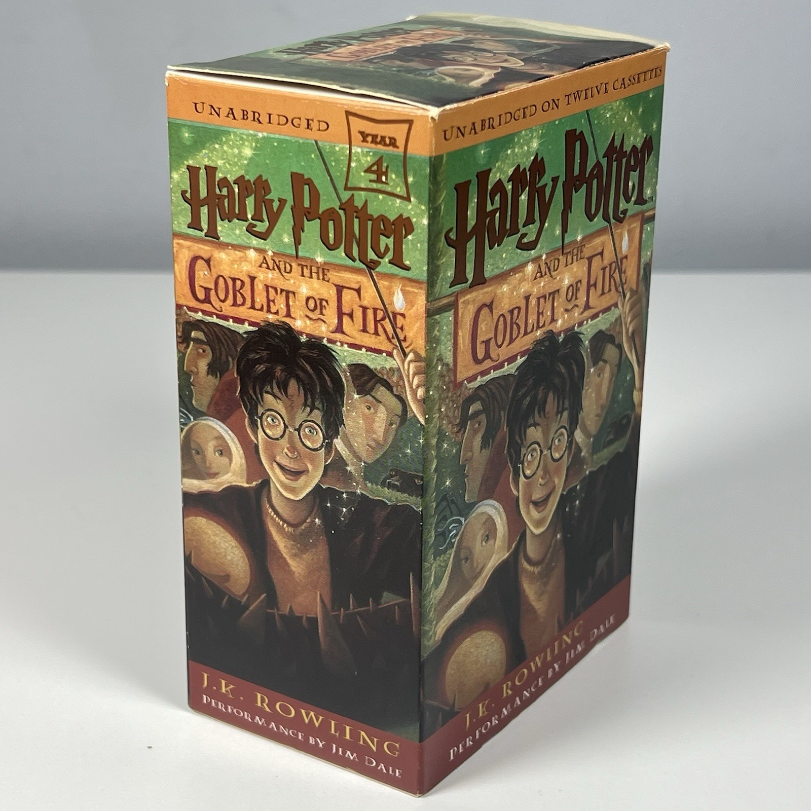 Harry Potter and the Goblet of Fire Unabridged Audio Book on 12 Cassettes