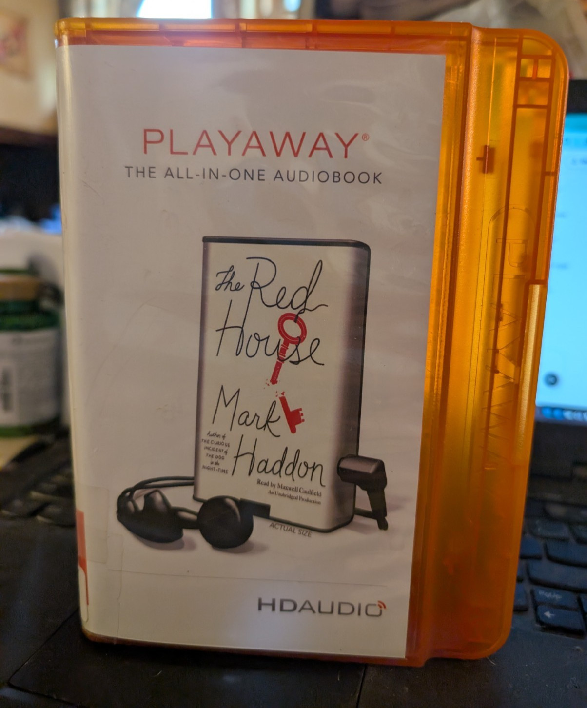 The Red House by Mark Haddon Audiobook Playaway Maxwell Caulfield Unabridged