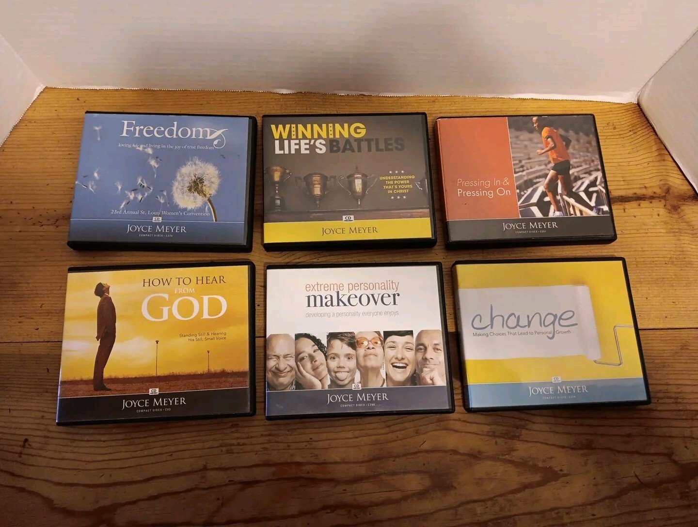 JOYCE MEYER LOT 6 CD Audiobook Sets Faith Teachings Christian Personal Growth