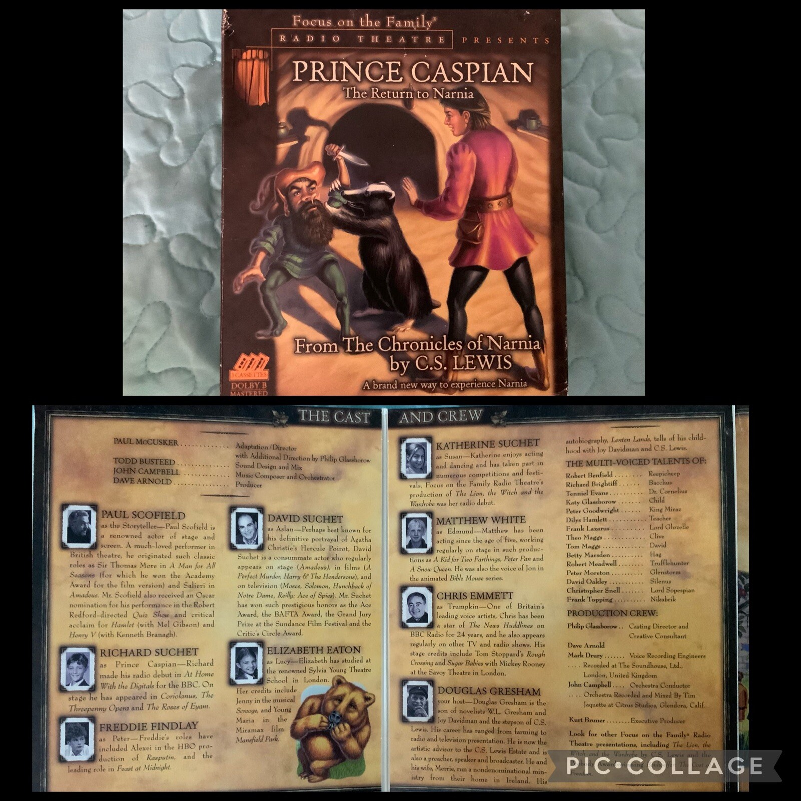 Focus on the Family-Prince Caspian The Return To Narnia-3 Cassette By C.S. Lewis