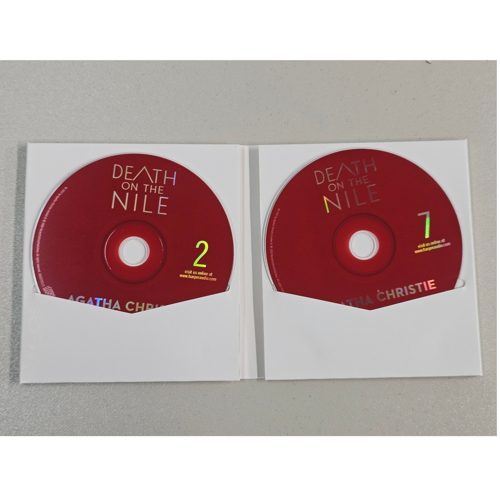 Death on the Nile Agatha Christie Audiobook 7 CD Set Kenneth Branagh Unabridged