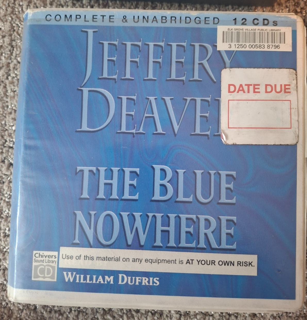 Jeffery Deaver Lot of 4 Audiobooks Books on CDs Unabridged Mystery Crime
