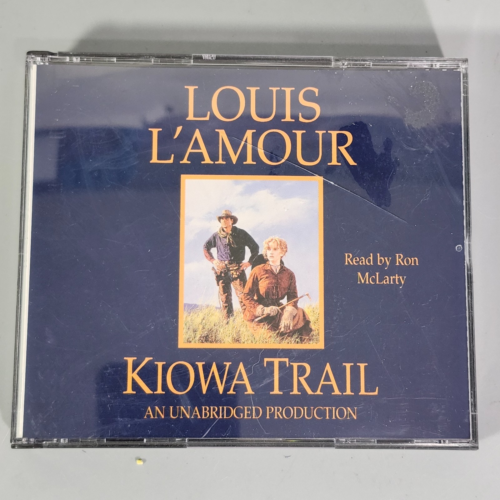 Louis Lamour Kiowa Trail Audiobook CD Set Western Ron McLarty Unabridged 4-discs