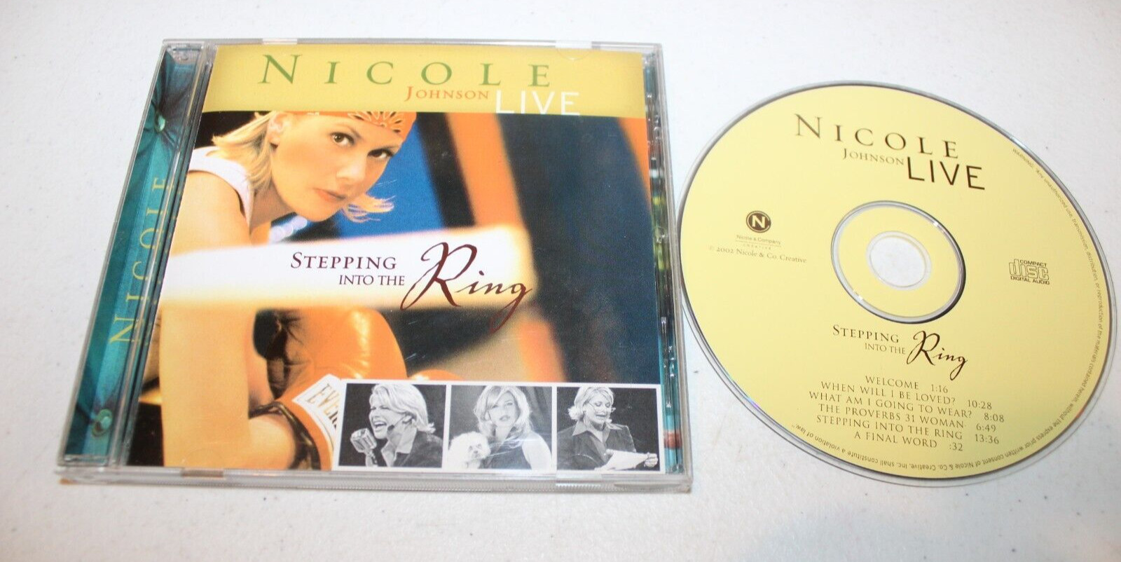 Nicole Johnson Live — Stepping into the Ring (CD) Funniest & Serious Moments