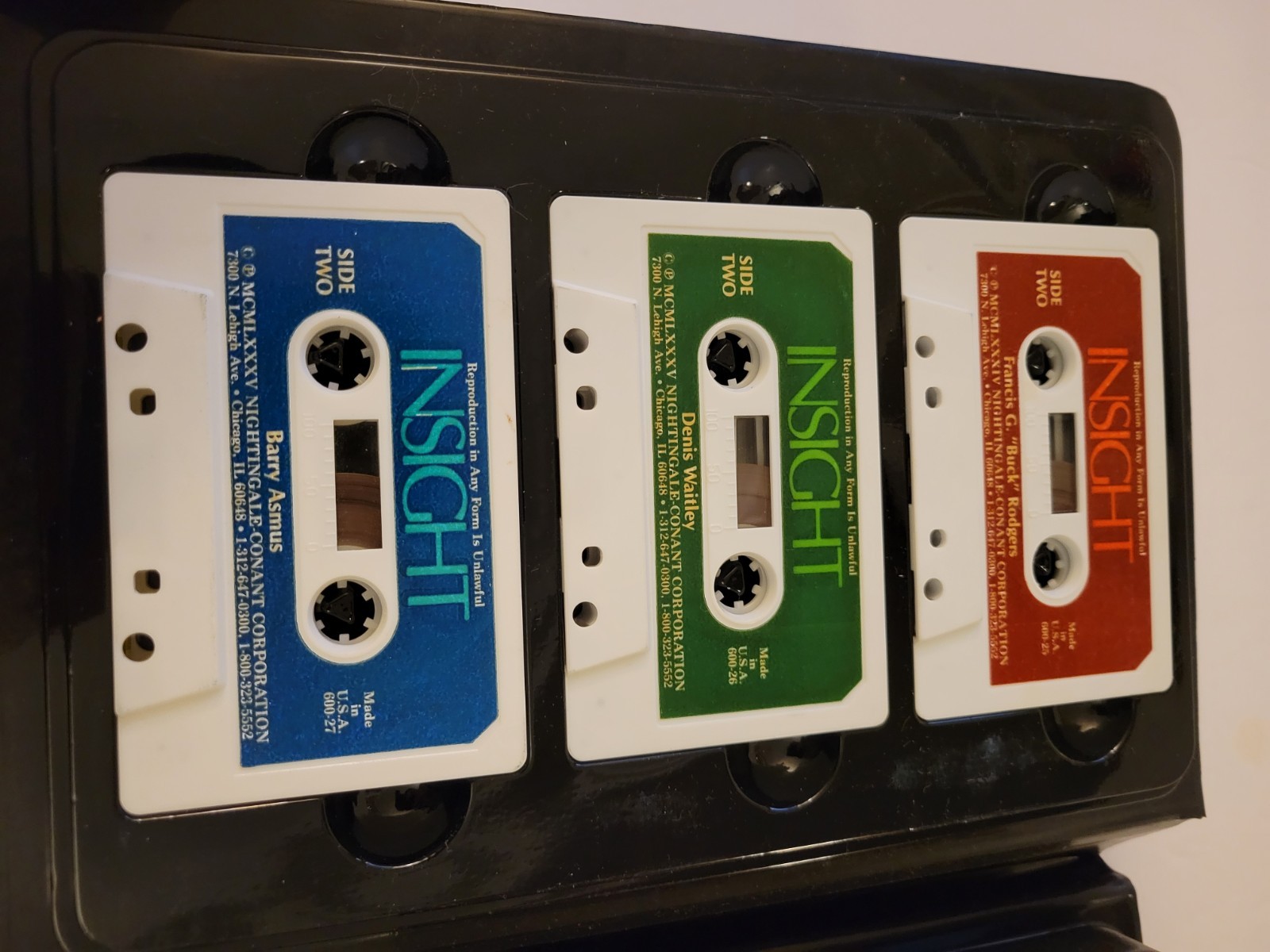 (28) Insight Tapes, Earl Nightingale-Conant, Cassettes, Books Clamshell