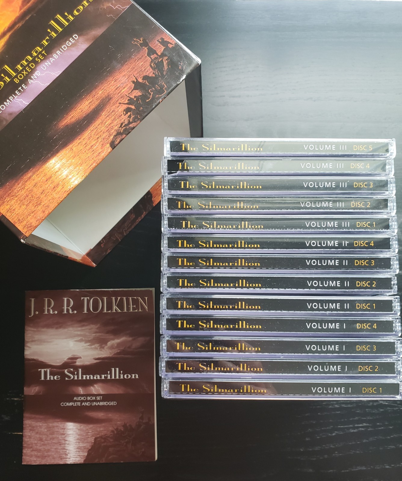 THE SILMARILLION by J.R.R Tolkien Complete Unabridged Audio Book CD 13 Disc Box