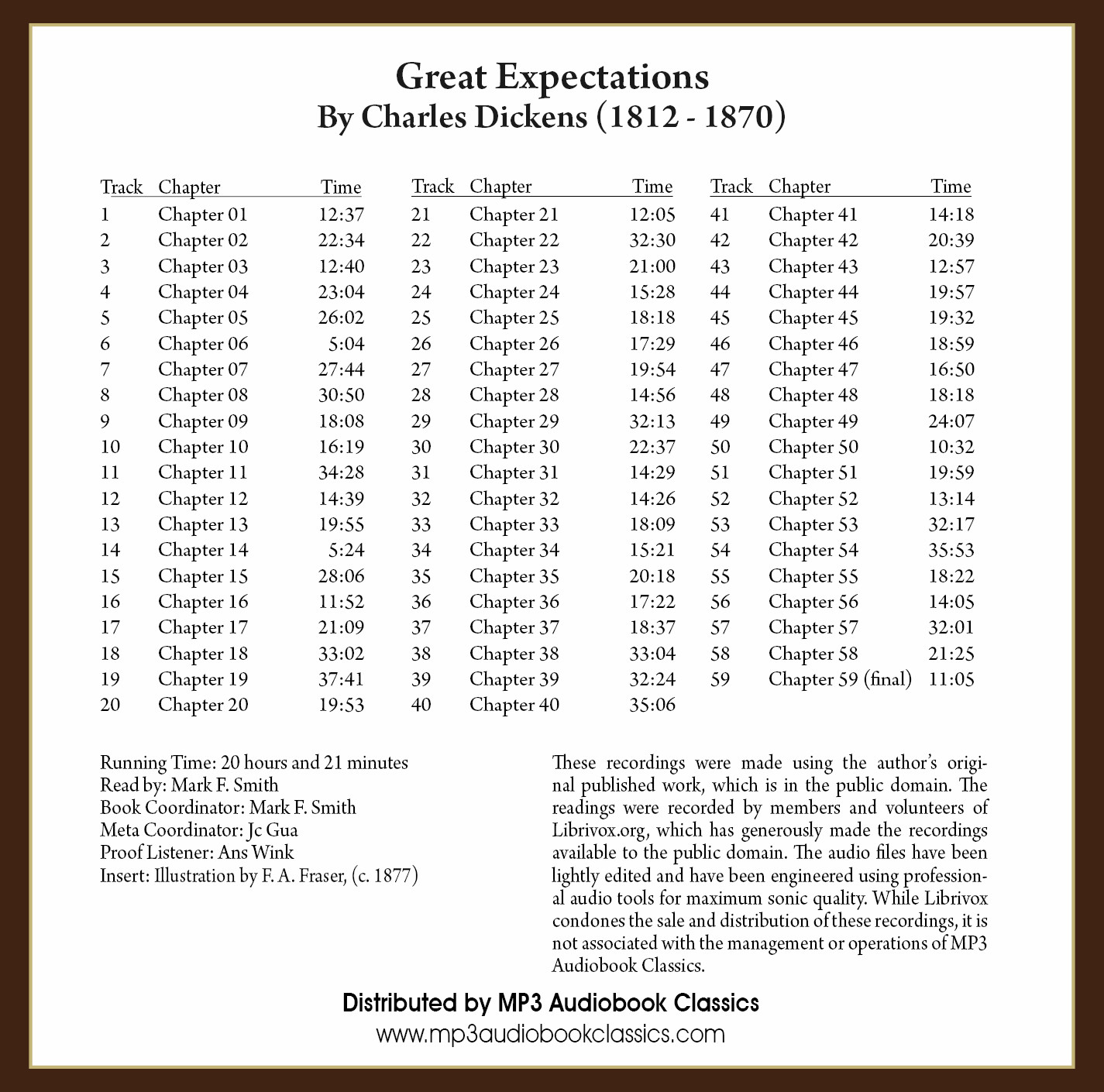 Great Expectations by Charles Dickens — MP3 Audiobook in paper sleeve