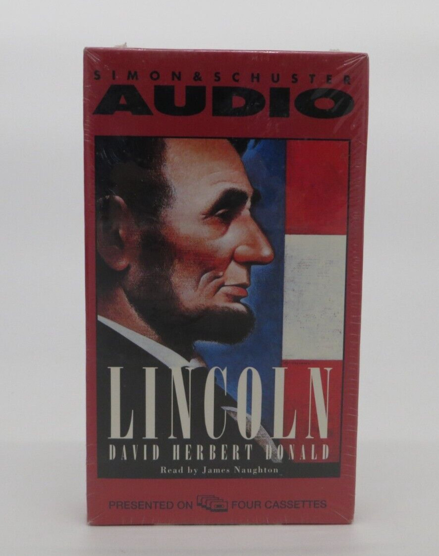 Cassette Audiobook LINCOLN by David Herbert Donald NEW Sealed