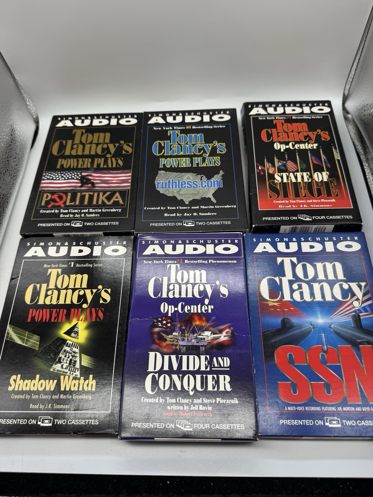 Lot Of 12 Tom Clancy Audio Books