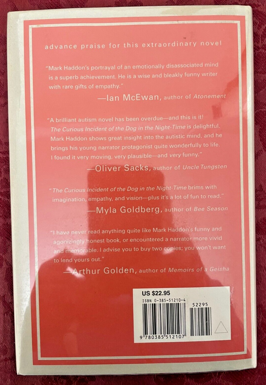 The Curious Incident of the Dog in the Night-Time by Mark Haddon (2003,…