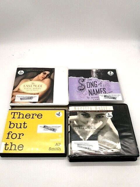 Audio Books on CD Contemporary Relationships Fiction Lot of 4 Various Authors
