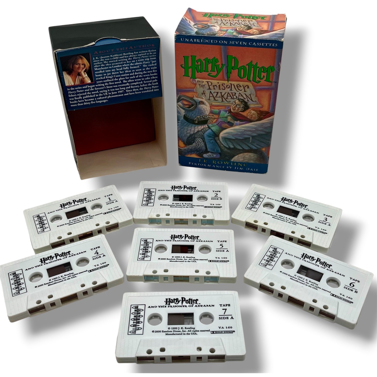 Harry Potter Prisoner of Azkaban Audio Book 7 Cassette Tape Set Unabridged