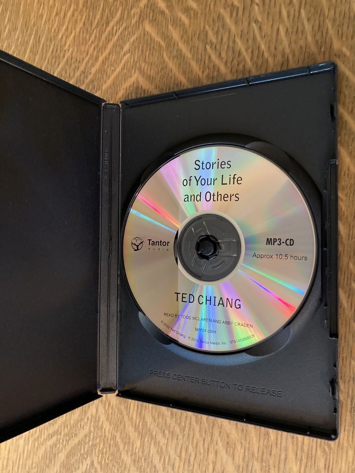 TED CHIANG [MP3 CD audiobook] Stories of Your Life and Others ~ Todd McLaren