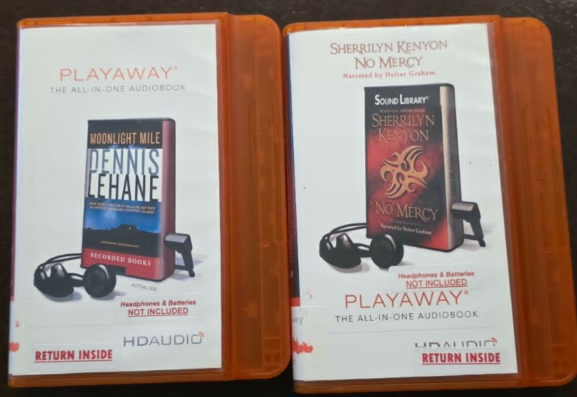 Lot of 13 Playaway Audiobooks Ex-Library Adult Various Authors Unabridged