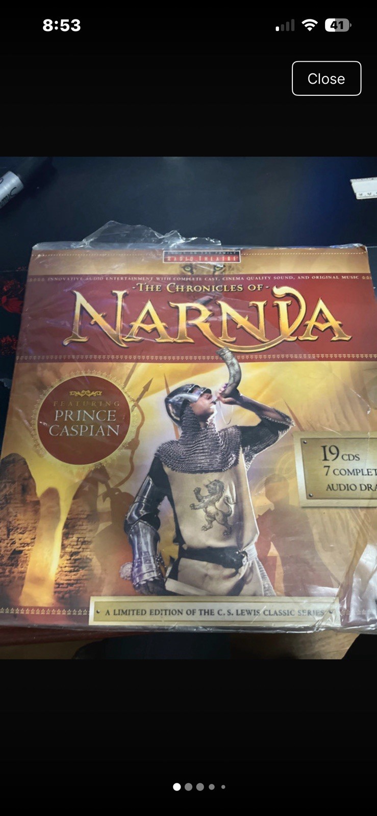 Tyndale Entertainment Chronicles of Narnia Audio Drama CD Set, Limited Edition