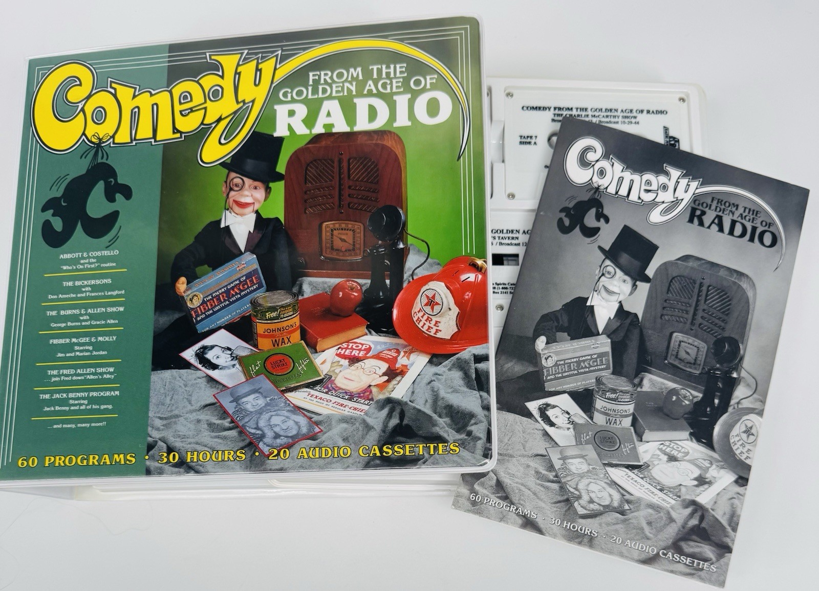 VTG “Comedy From The Golden Age Of Radio” Audio Cassette Box Set w/Booklet 1996