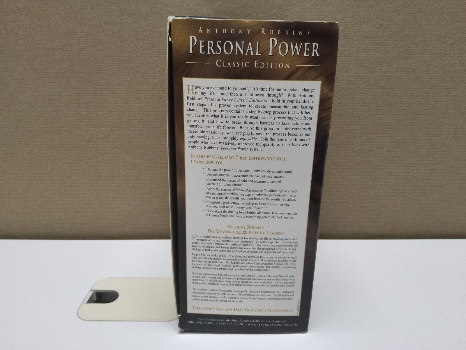 Anthony Tony Robbins Personal Power Classic Edition 7 CD Set
