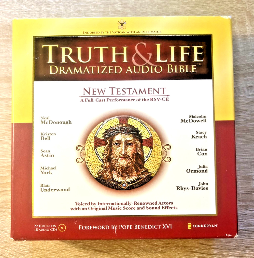 Truth and Life Dramatized Audio Bible New Testament Zondervan CD 18-Disc Set