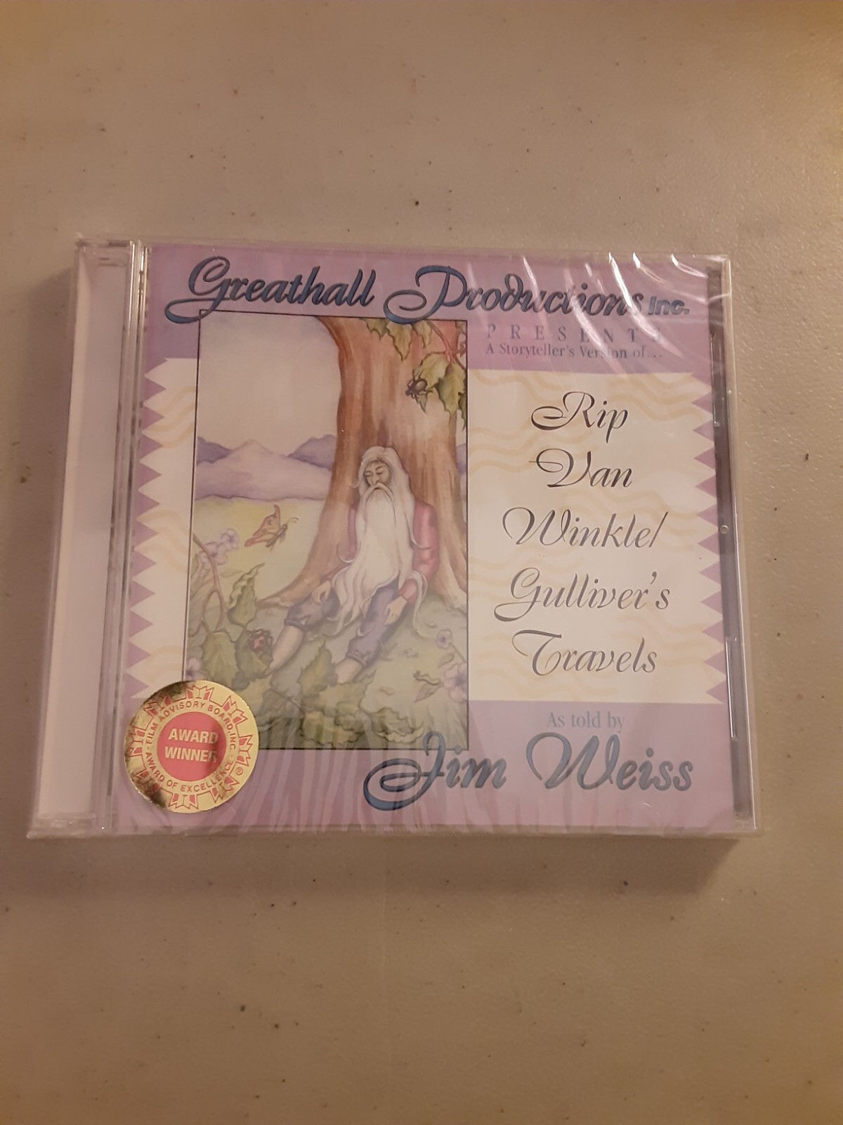 Rip Van Winkle/Gulliver’s Travels as told by Jim Weiss (CD, 1992) Brand New