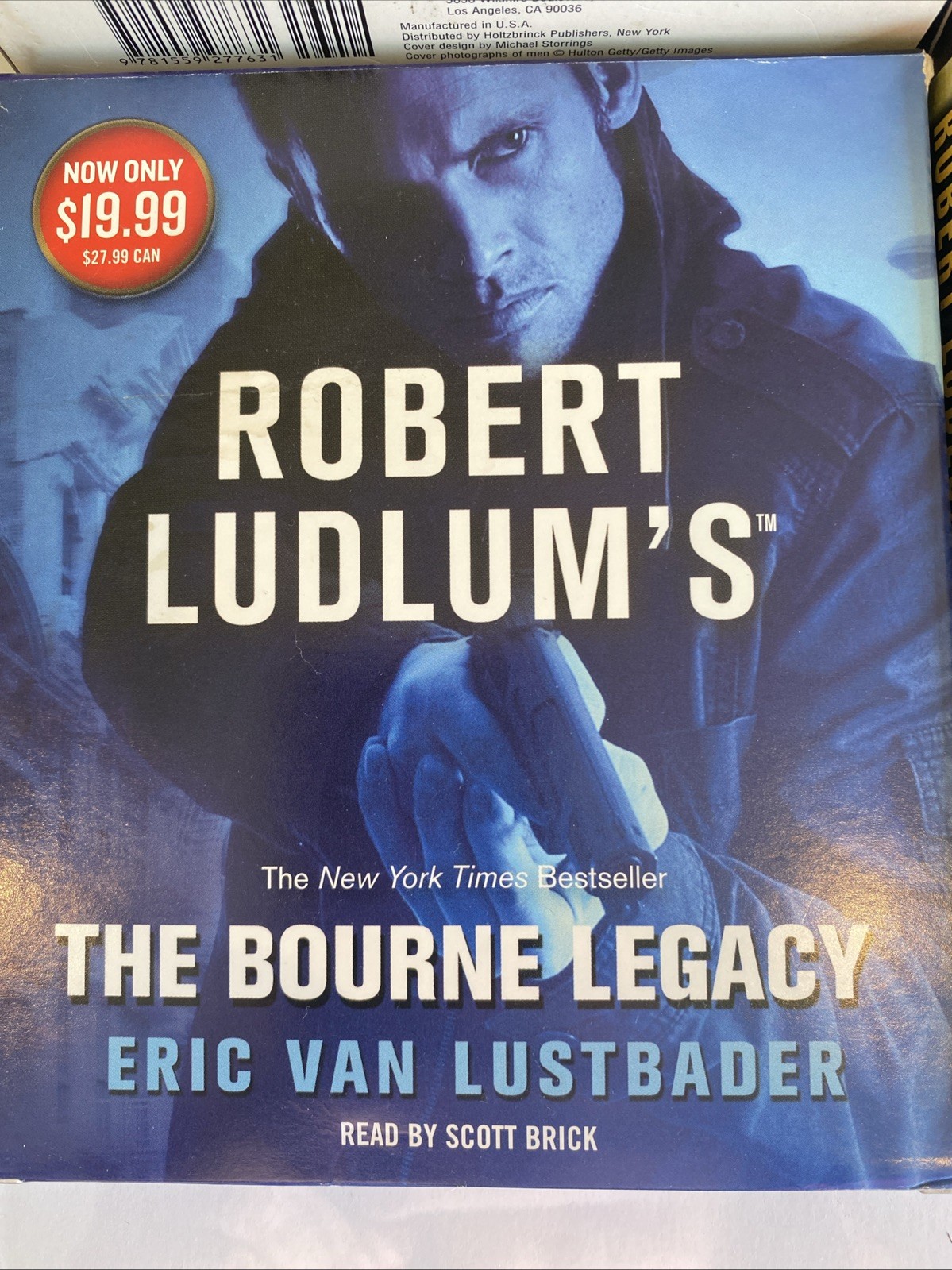 LOT OF 4 ROBERT LUDLUM AUDIO BOOKS on CD Bourne Legacy Utopia Experiment Janson