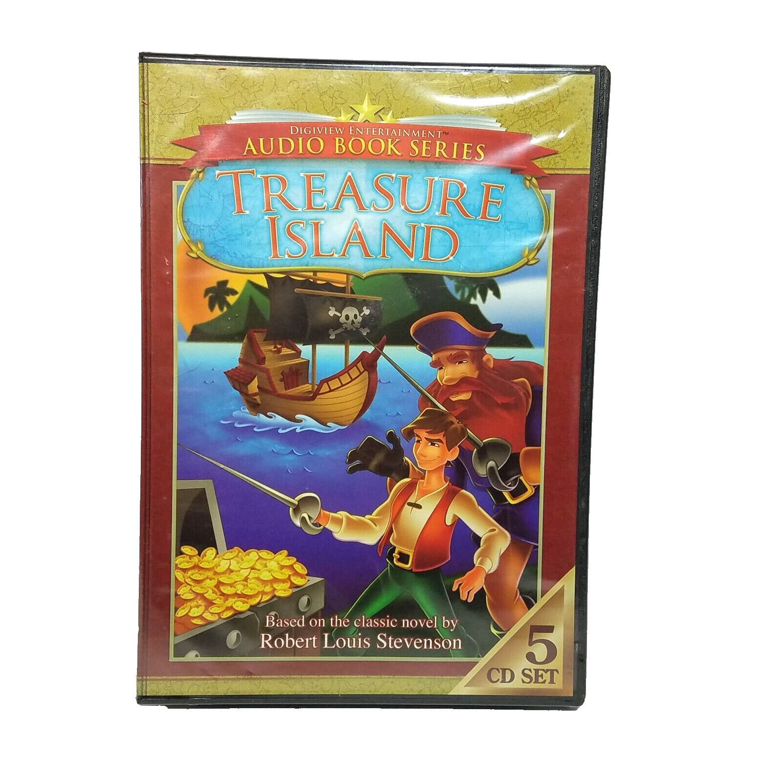 Treasure Island Audio Book 5 CD Set Narration Vincent Bagnall NEW Factory Sealed