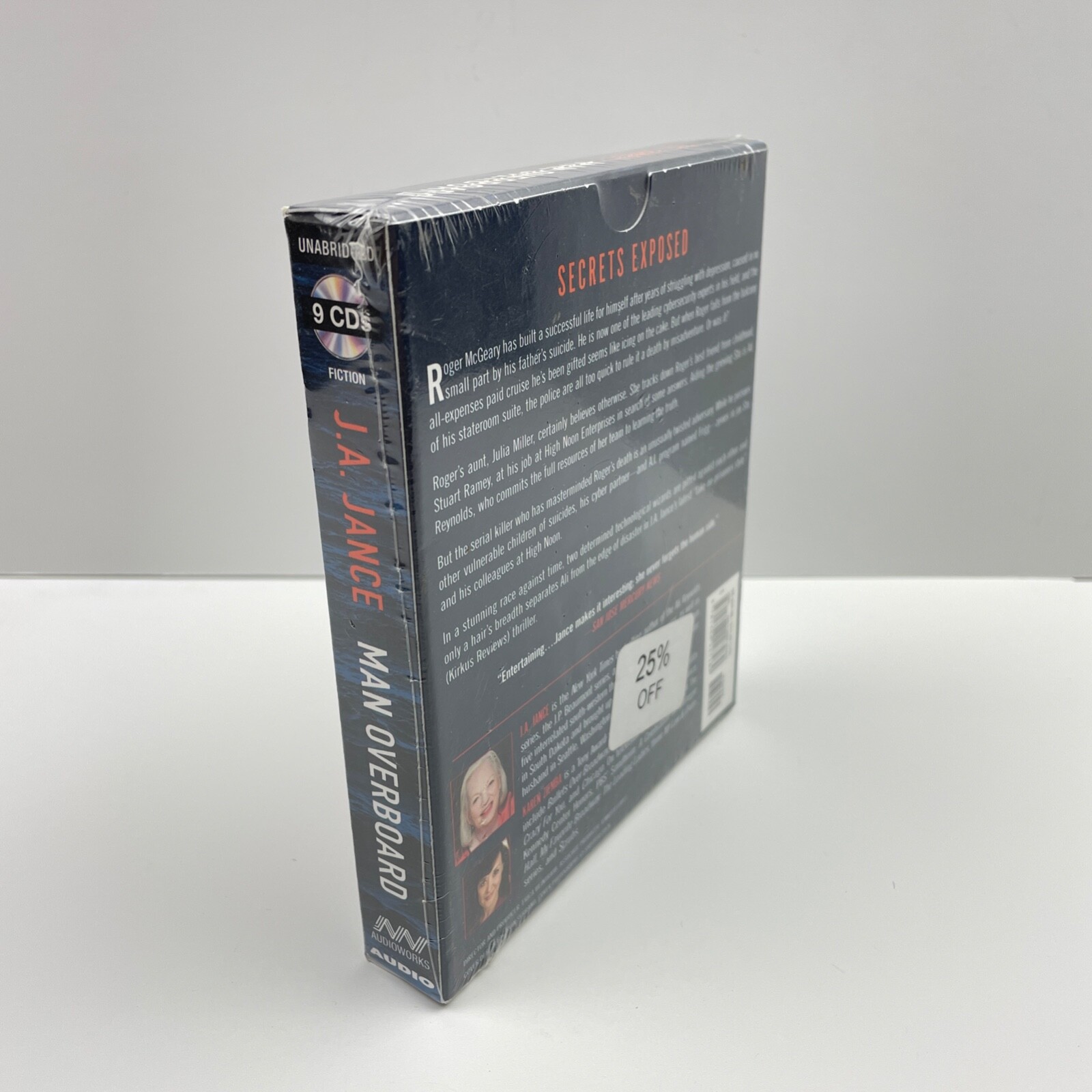 Man Overboard J. A. Jance Audiobook 9 CDs Unabridged Ali Reynolds Novel 2017