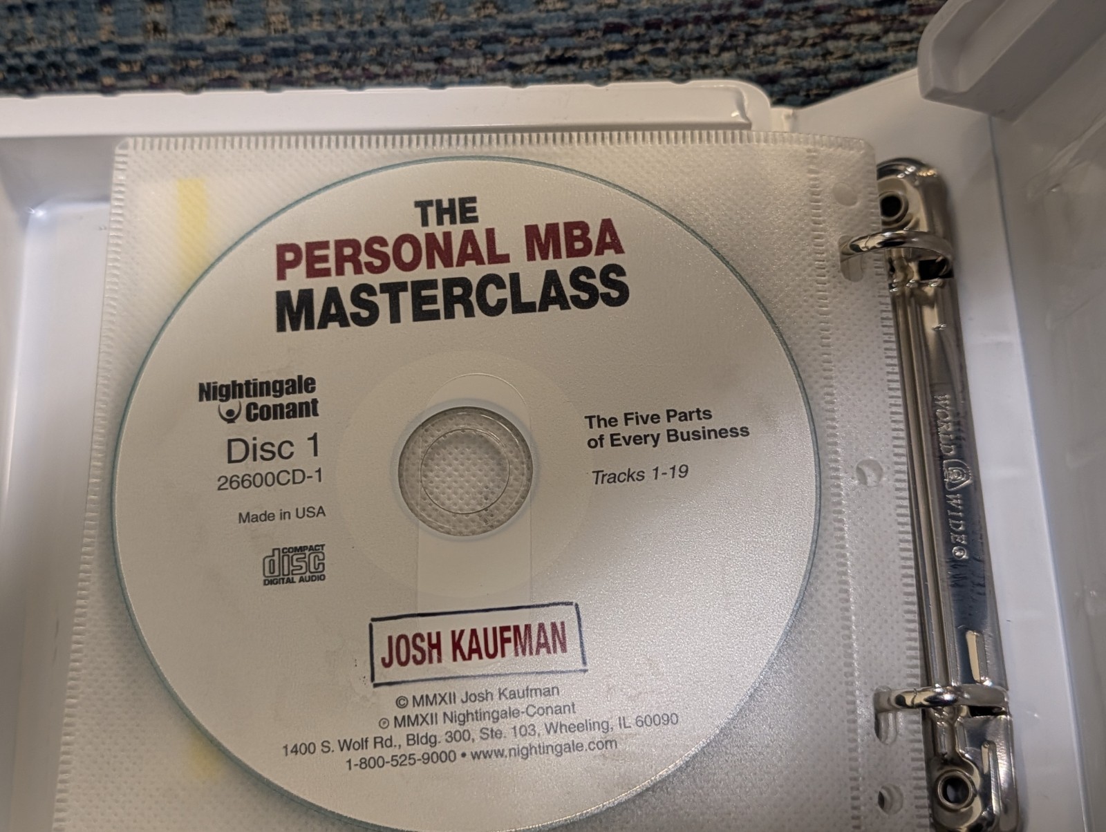 The Personal MBA Masterclass 17 CD Set Josh Kaufman Nightingale**EXCELLENT**