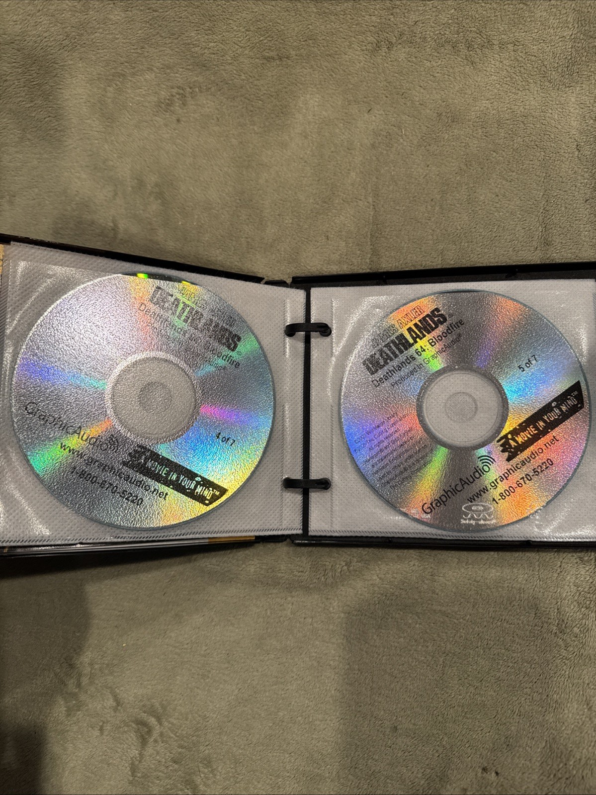 Graphic Audio 3x CD Lot Deathlands 51 + 64 + Rogue Clone 4 VG