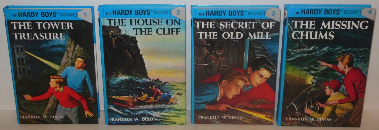 The Hardy Boys: (31) Franklin W. Dixon Flashlight Hardcover books FREE SHIPPING