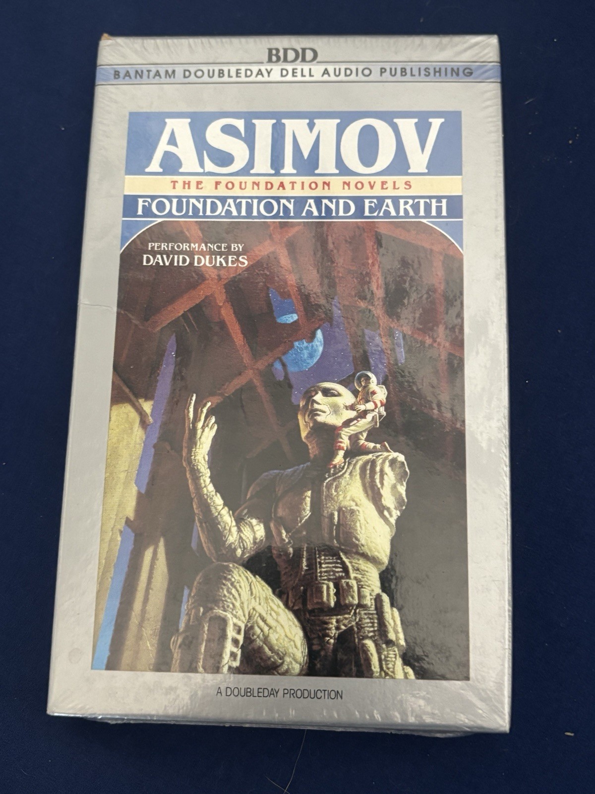 SEALED Asimov «Foundation and Earth» Audiobook 180 min 1994 Bantam Doubleday